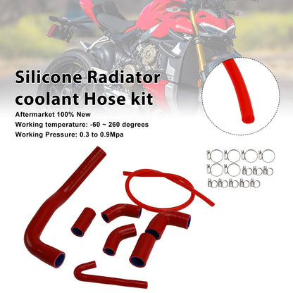 Tubo flessibile del liquido di raffreddamento del radiatore in silicone Ducati Streetfighter V4 V4S 2020-2025