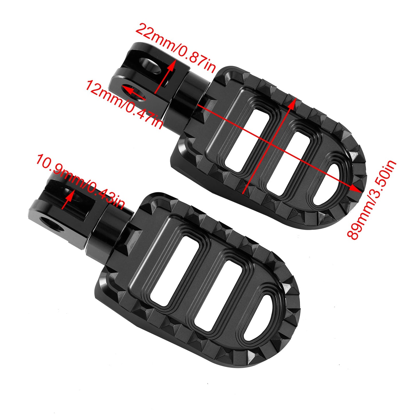 Pedane anteriori Pedana adatta per CFMOTO 450SR 450NK 650NK 400NK 800NK 650GT
