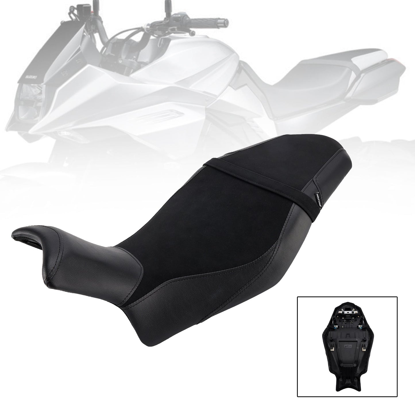 Cuscino anteriore posteriore per sedile passeggero Suzuki Katana 2019-2024