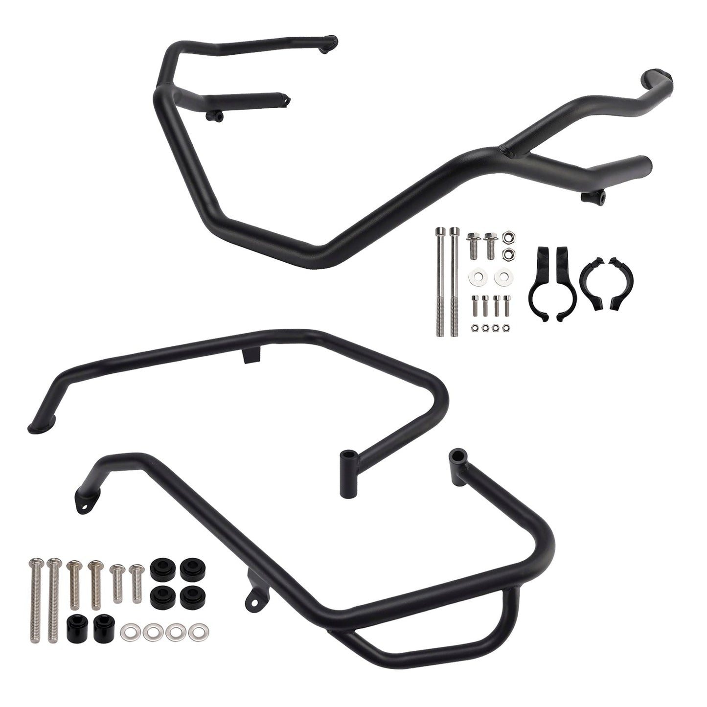 Kit barra di protezione motore superiore e inferiore Honda X-Adv 750 2025+ nera