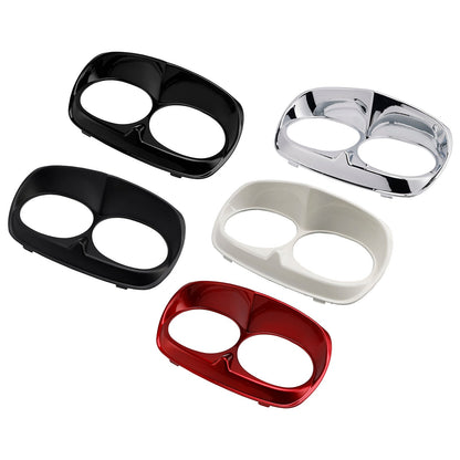 Copertura della cornice del faro anteriore doppio per Road Glide 1998-2013