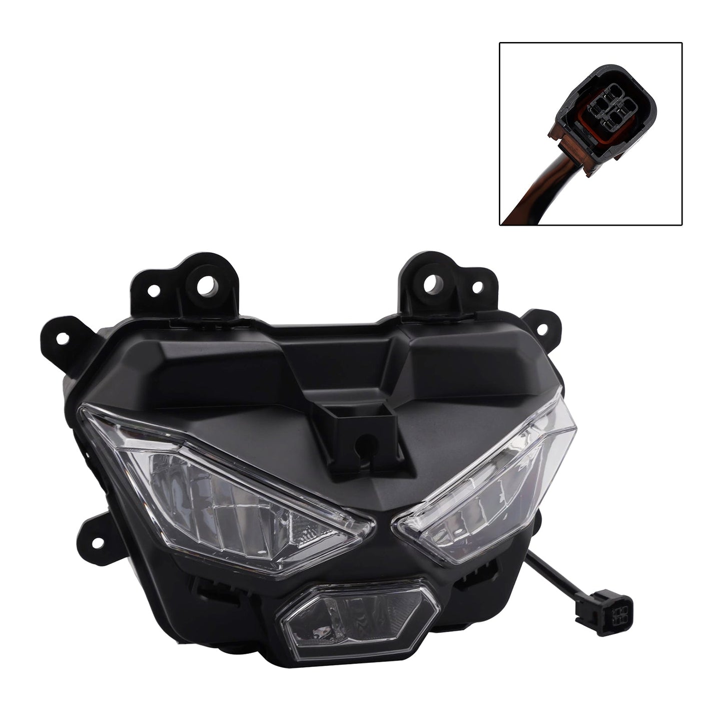 Griglia faro anteriore Kawasaki Ninja Z900 2025, protezione faro a LED