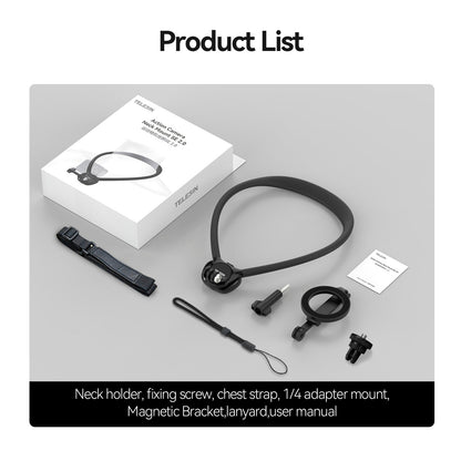Supporto per collo magnetico due in uno con imbottitura ad aria e supporto per telecamera SE2.0