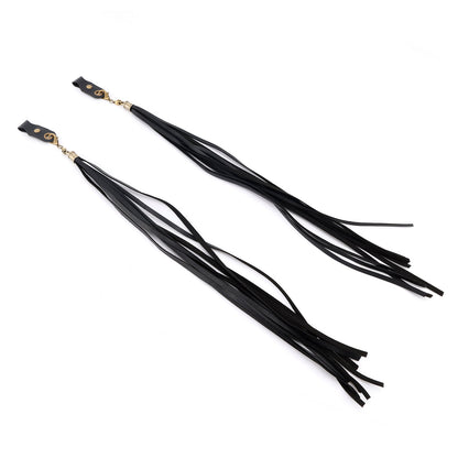 Decorazione leva freno manubrio nappa nera per Dyna Road Glide Road King