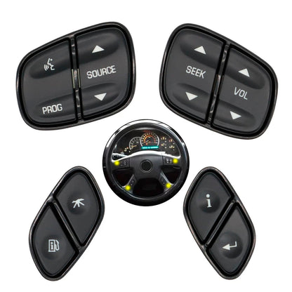 Interruttore luci a 4 pulsanti per volante per Chevy Suburban 2003-2006
