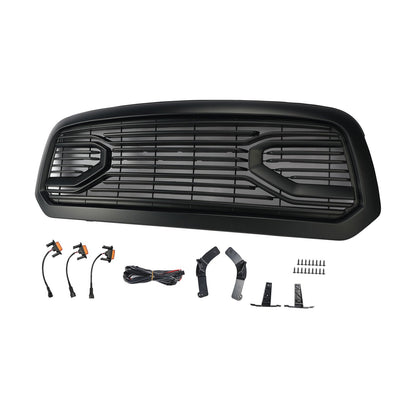 Griglia paraurti anteriore stile Big Horn nera per Dodge Ram 1500 2013-2018
