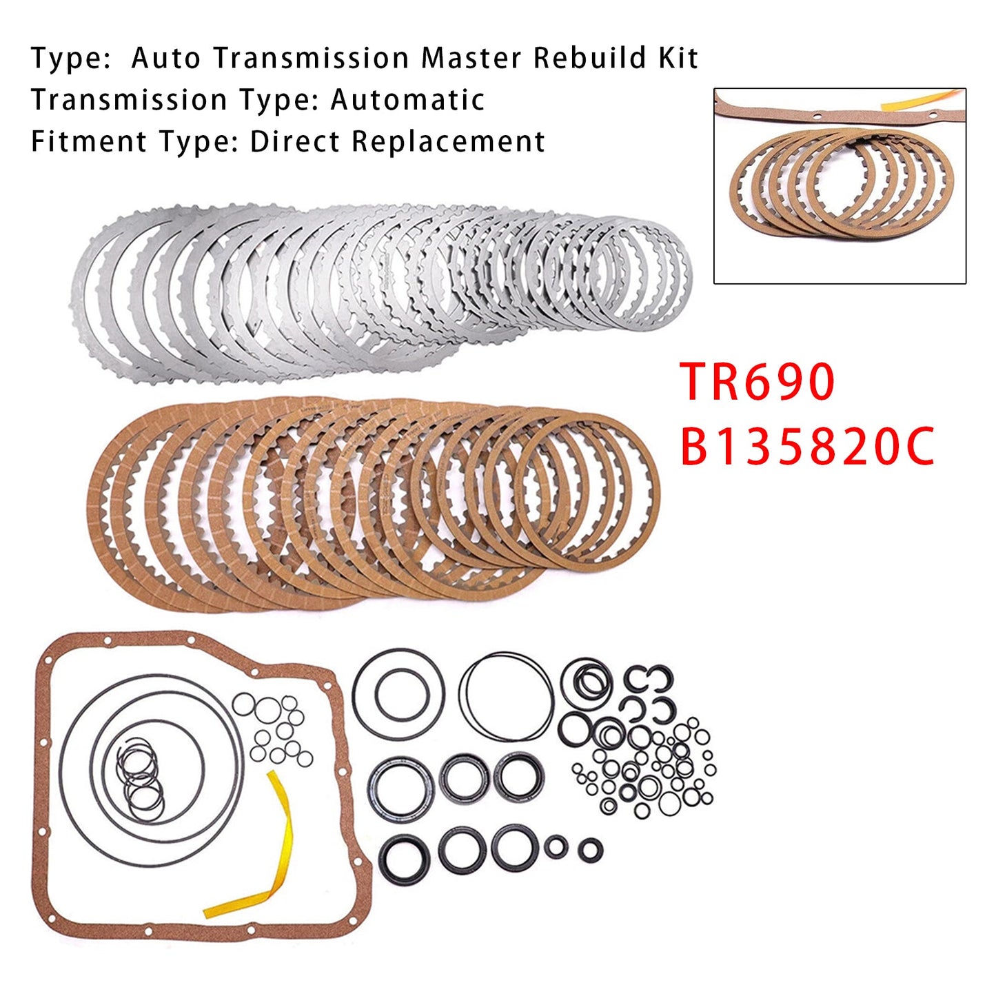 Kit di revisione generale del cambio automatico TR690 per Subaru Outback CVT