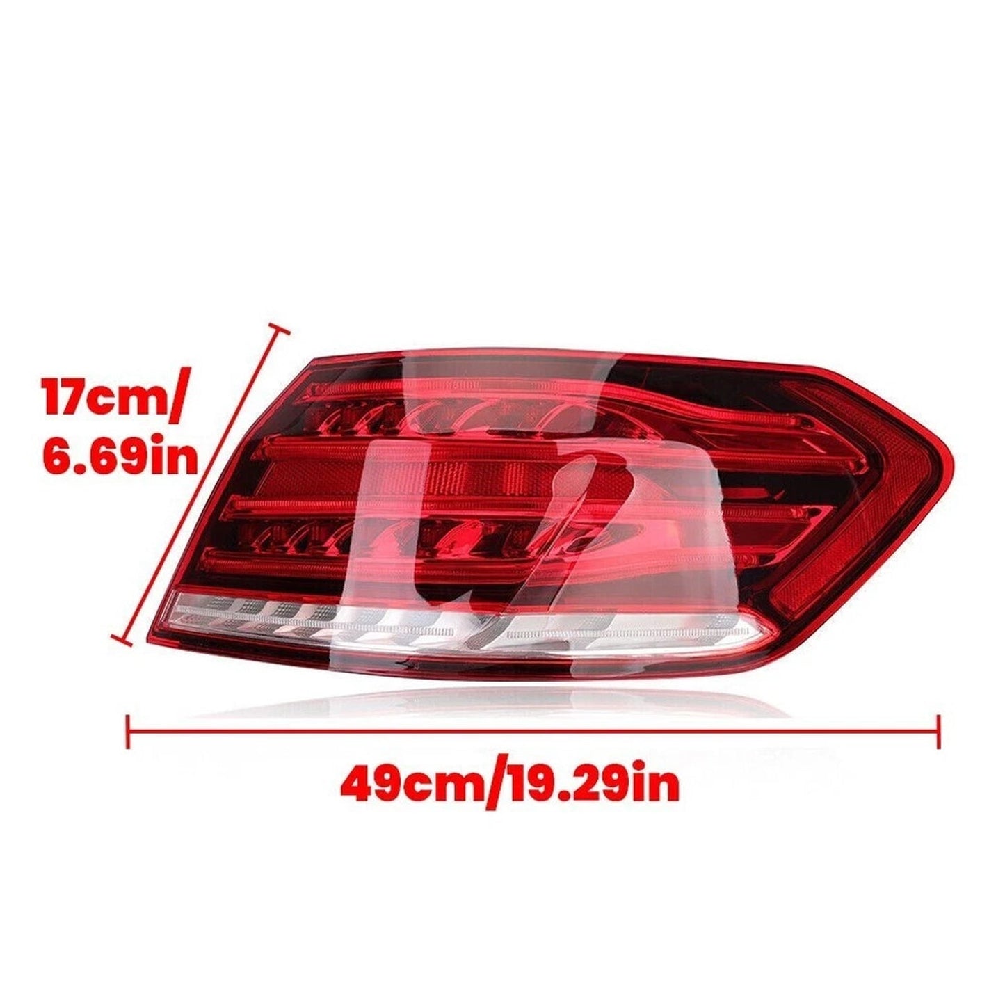 Mercedes-Benz CLASSE E W212 BERLINA FACELIFT 2013-2015 Fanale posteriore esterno destro a LED, luce freno 2129060203 2129060857 2129060803