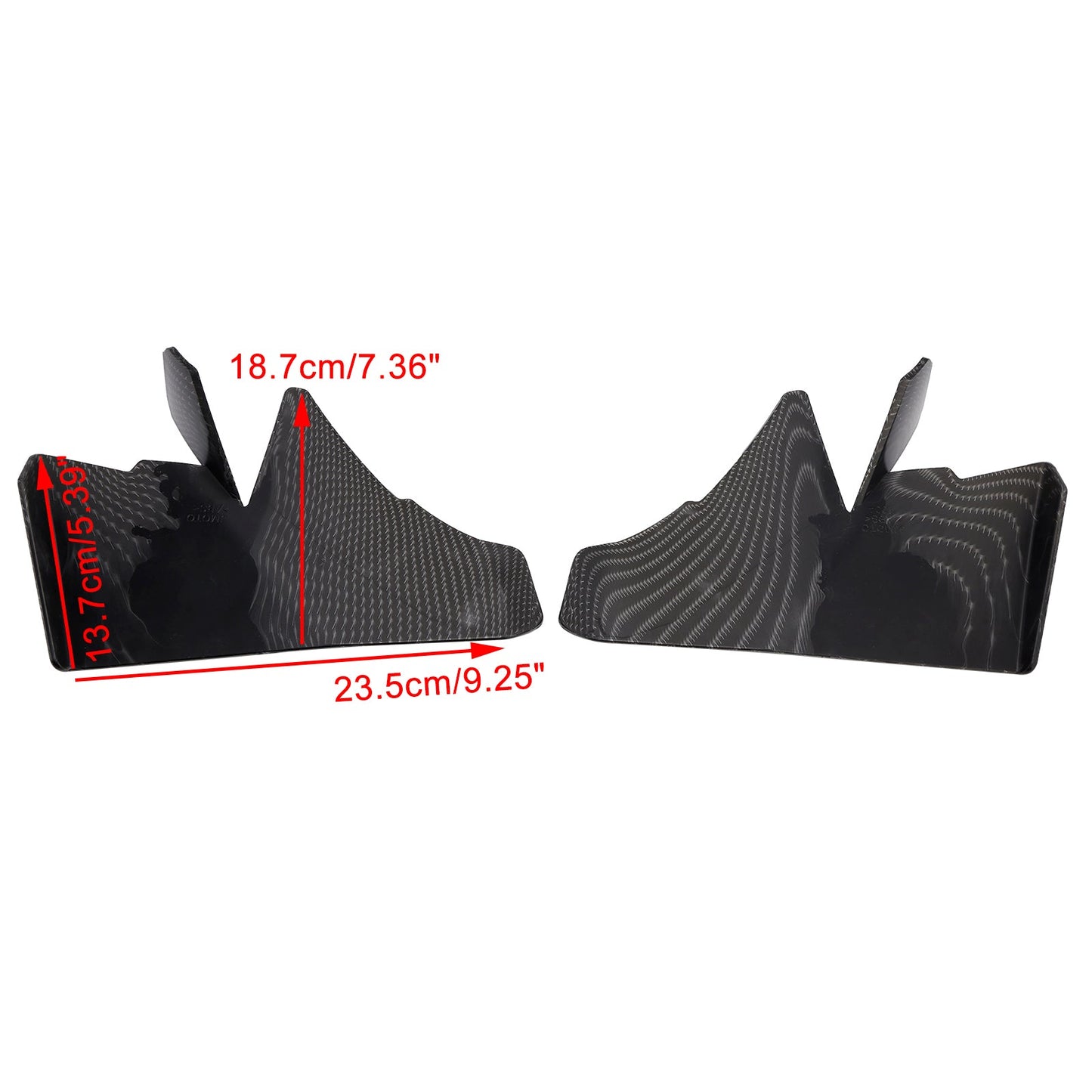 Deflettore aerodinamico con alette laterali per Aprilia RS457 2024