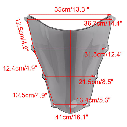 Parabrezza Parabrezza adatto per Aprilia RSV1000 2003-2006