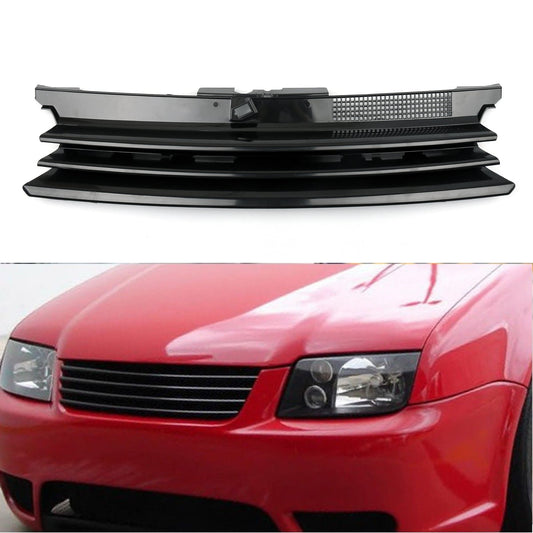Paraurti anteriore sportivo senza badge, griglia cofano nera per VW Golf MK4 1999-2006