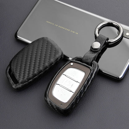 Custodia in similpelle e silicone per chiave auto con fibbia per Hyundai