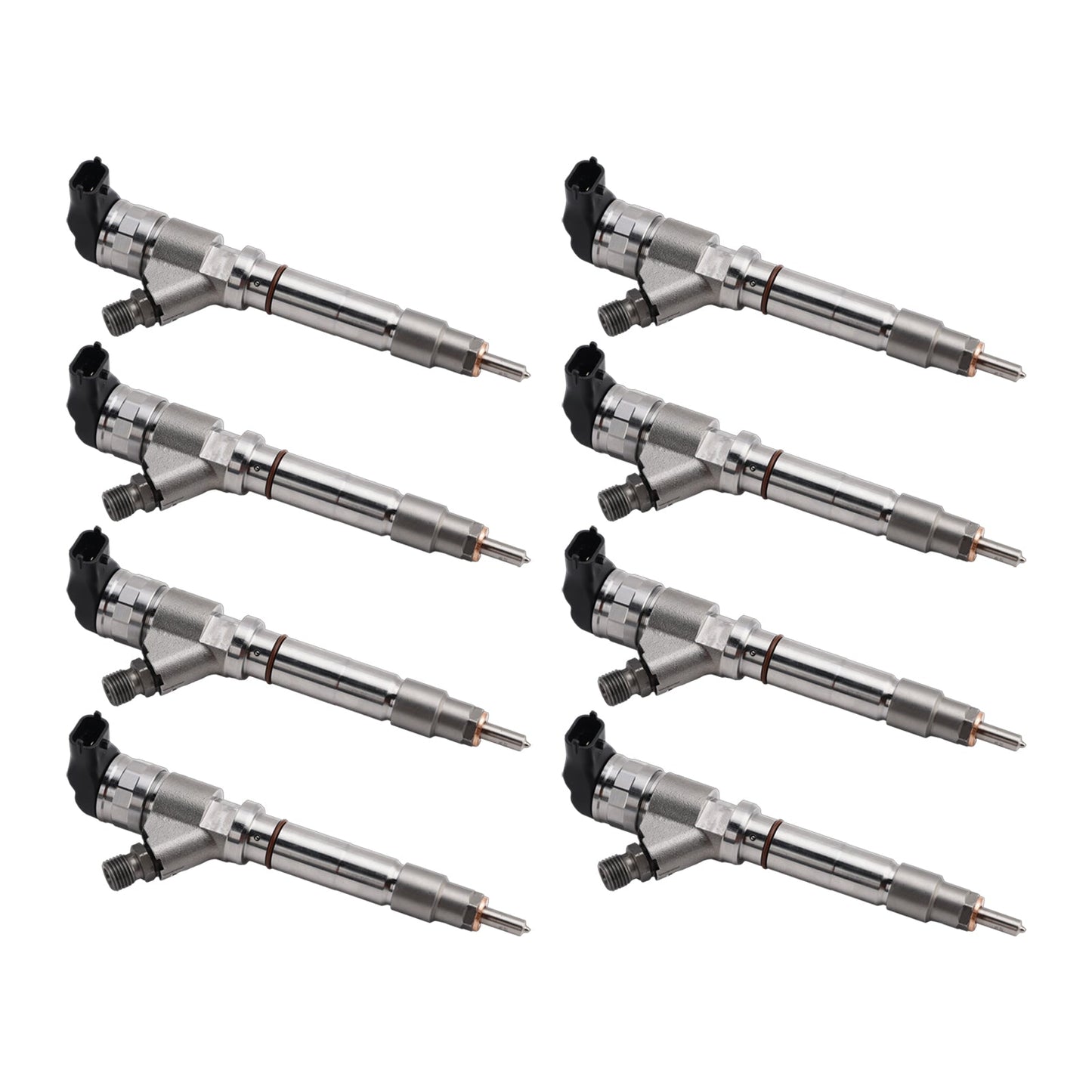 Iniettori di carburante da 8 pezzi per GMC Chevy Sierra 2500 HD 6.6L (anni 2007-2010) 0986435520