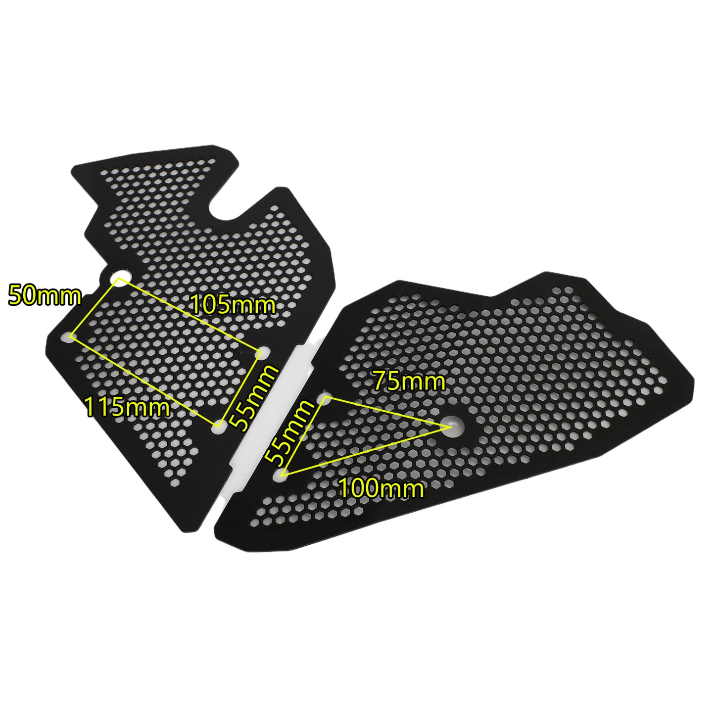 Coperchio Paramotore In Metallo Moto Per Yamaha Tenere 700 Xt700Z 19-21 Nero