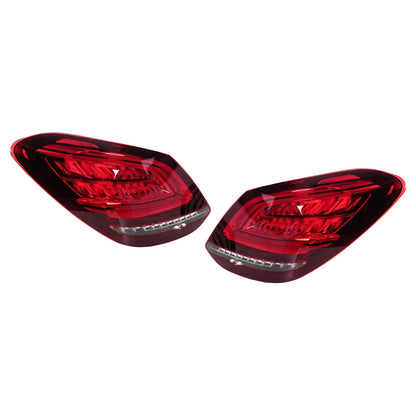 Mercedes Benz W205 Facelift C300 2019-2021 (sottomodello: 4Matic, Base) Fanale posteriore a LED sinistro+destro, luce freno 059067103 2059067203