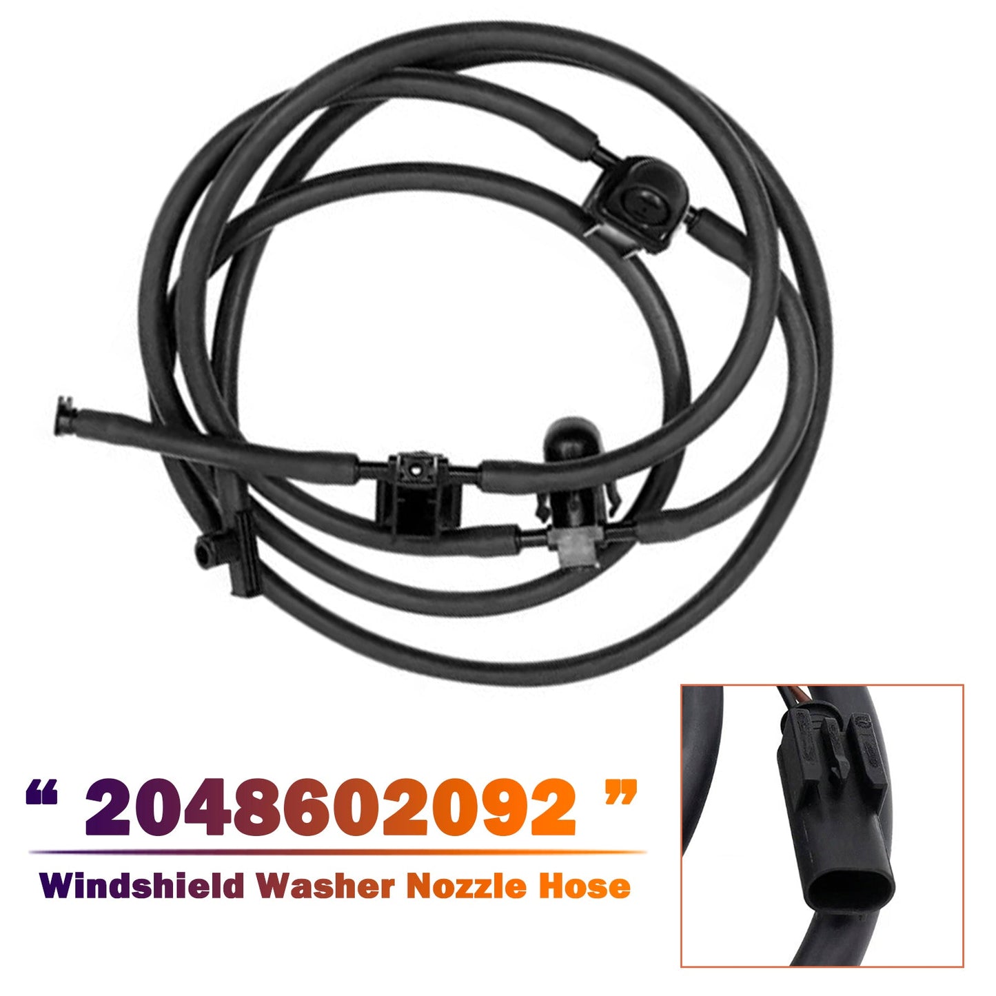 Tubo flessibile riscaldato per ugello lavavetri per Mercedes Classe X204 GLK 2048602092