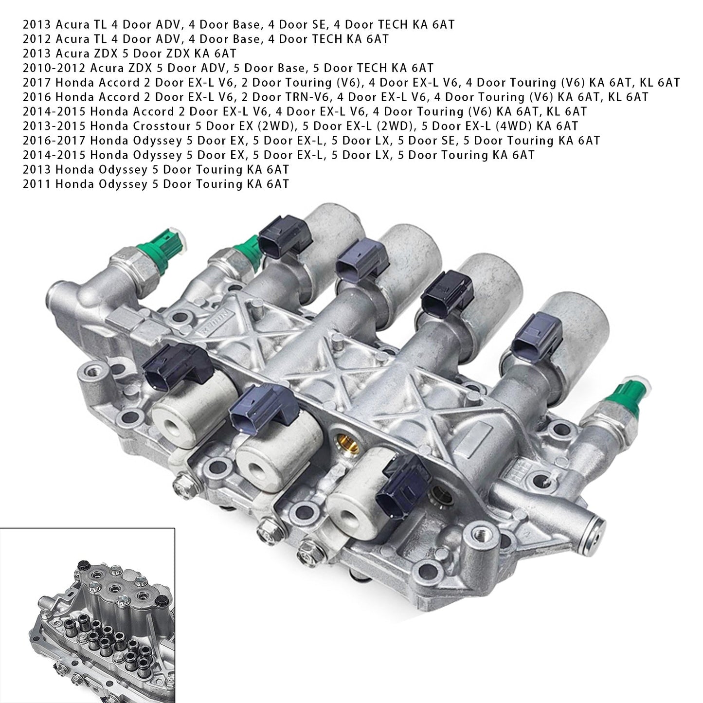 Solenoide del cambio lineare nuovo di zecca per Honda Odyssey 5 porte EX, 5 porte EX-L, 5 porte LX Sport 2016-2017 27700-5b7-000