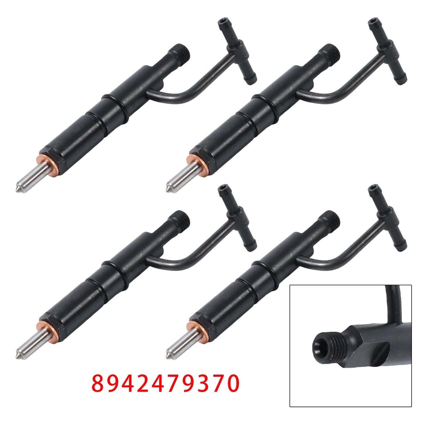 4 pezzi iniettori di carburante per motore Isuzu 4JB1 4JB1T NKR NHR 8942479370
