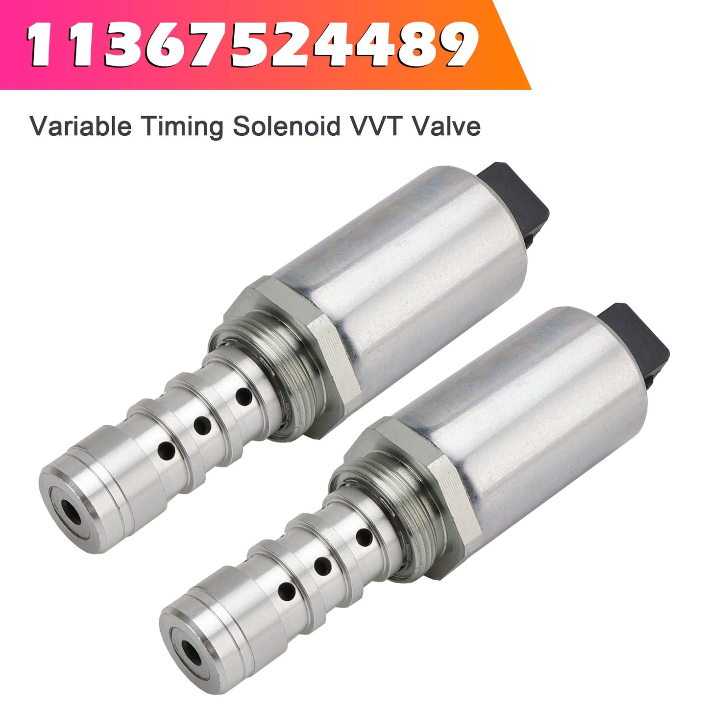 2 pezzi Valvola solenoide a fasatura variabile VVT 11367524489 per BMW 540i 740i 740il X5