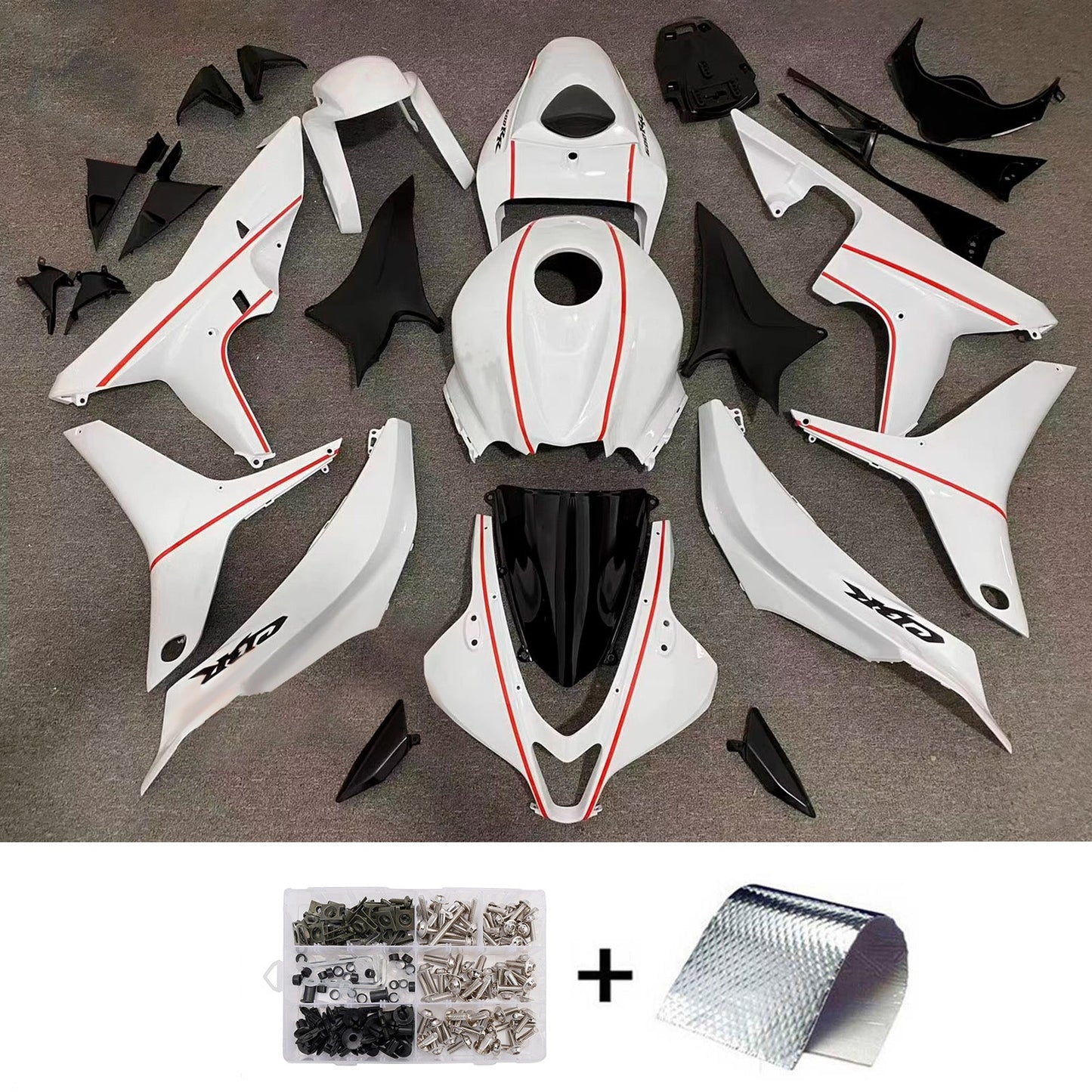 Kit di carene in plastica ABS stampate a iniezione per Honda CBR600RR 2007-2008 F5