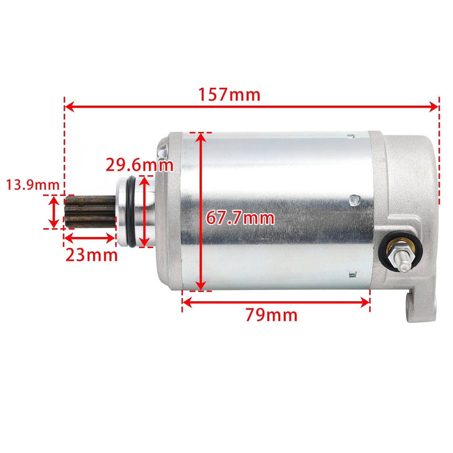 MOTORINO DI AVVIAMENTO PER ODES 800 E 1000 UTV ATV 21040109100 21040500801 21040109114