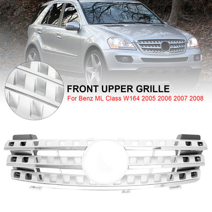 Per Mercedes-Benz Classe ML W164 2005-2008 Griglia anteriore cromata
