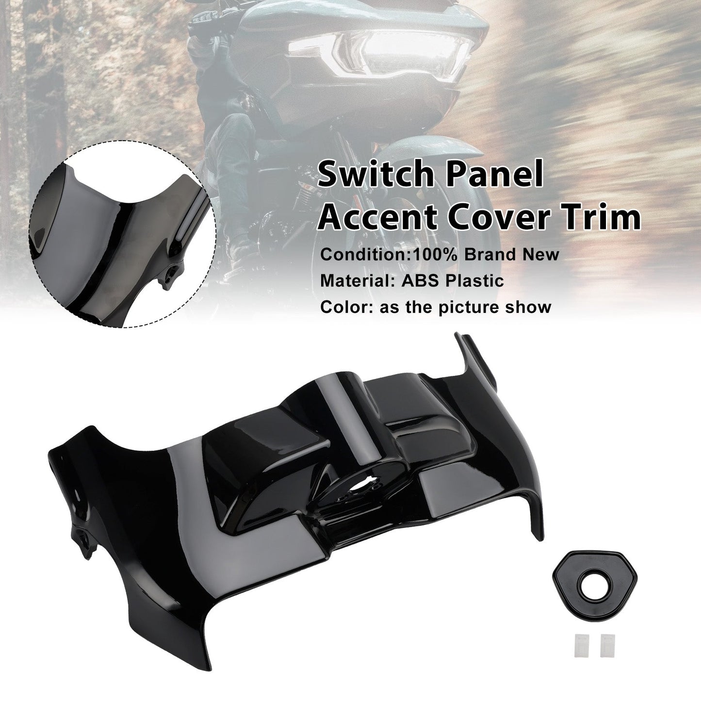 Rivestimento decorativo per pannello interruttori Touring Electra Street Glide 2023-2025