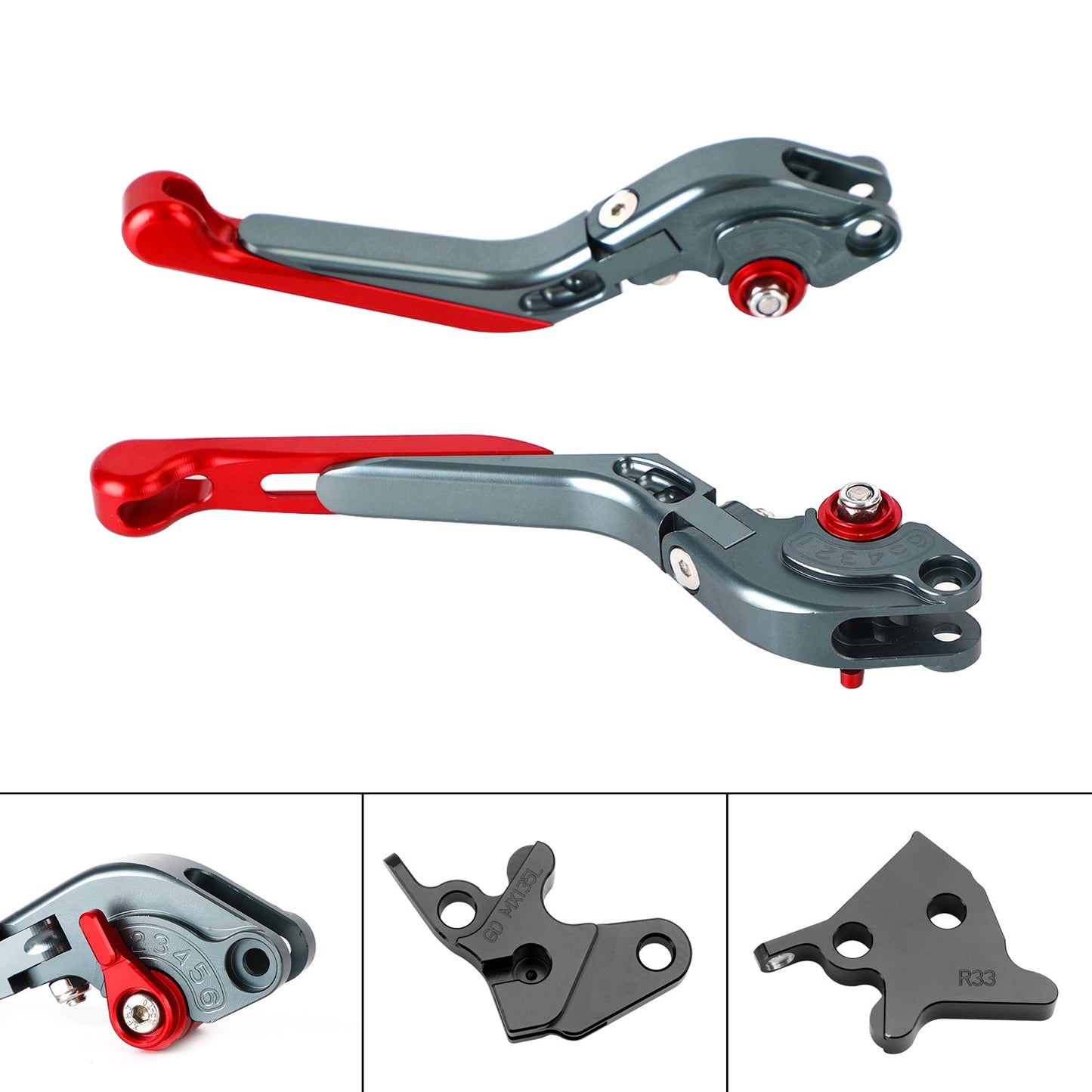 Leva freno frizione regolabile YAMAHA YBR125 2005-2014