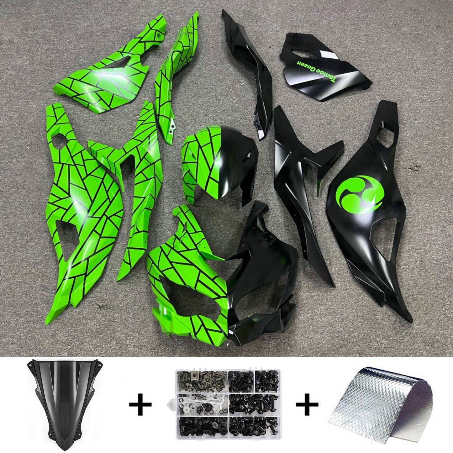 Kit carenatura iniezione Kawasaki Ninja ZX-25R ZX-4R ZX-4RR 2019-2024