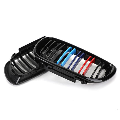 Griglia anteriore a doppio rene M-Color per BMW E46 Serie 3 2002-2005, 4 porte