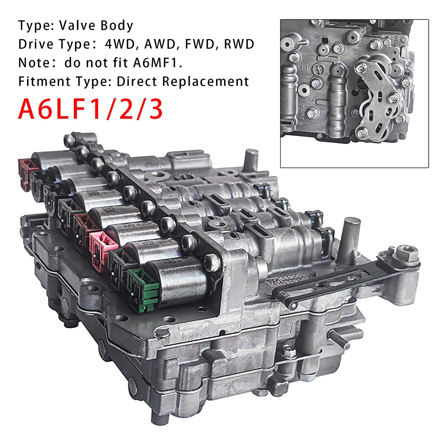 Corpo valvola di trasmissione A6LF1/2/3 con solenoide per Hyundai Kia