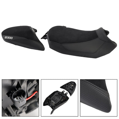 2024-2025 Per BMW R1300GS R 1300 GS Parte anteriore inferiore con sedile posteriore conducente passeggero nero