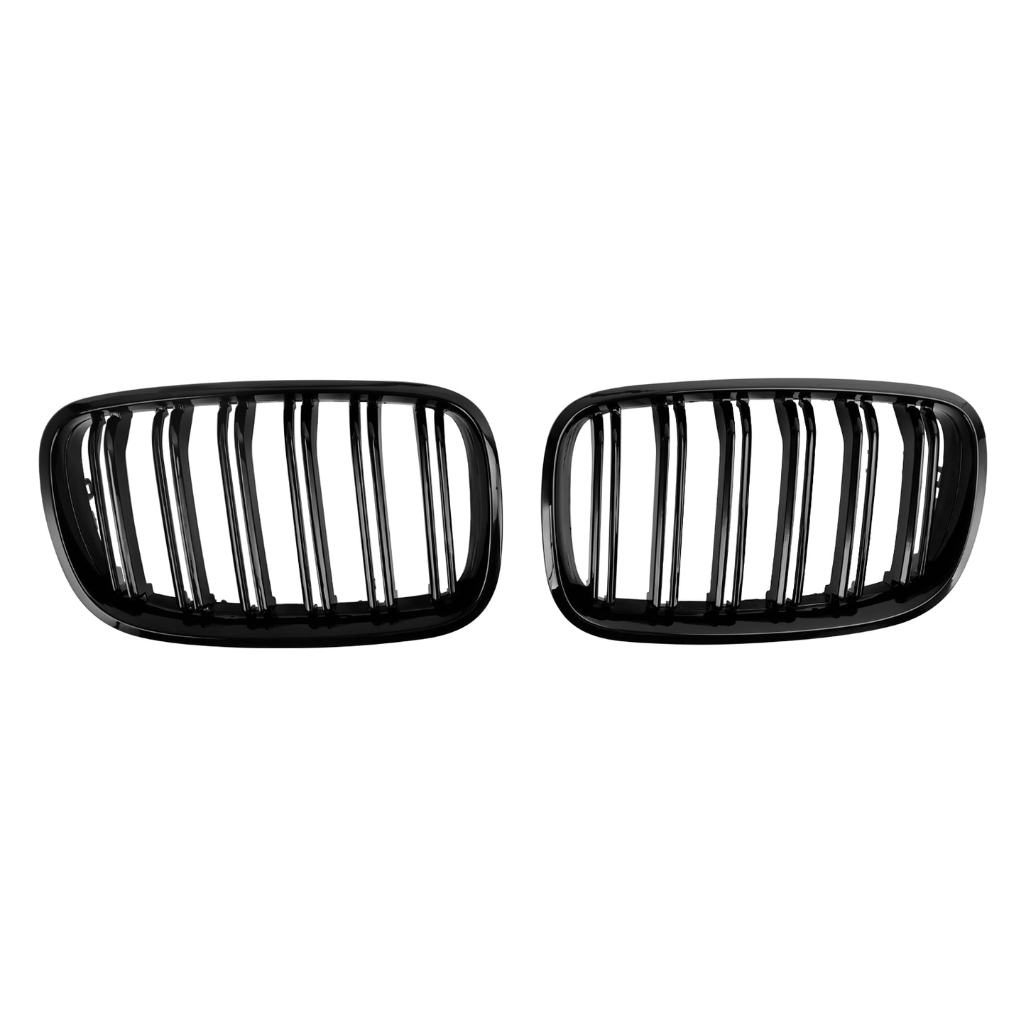 Front Bumper Kidney Grille Grill Per BMW X5 E70 X6 E71 2007-2013 Gloss Black