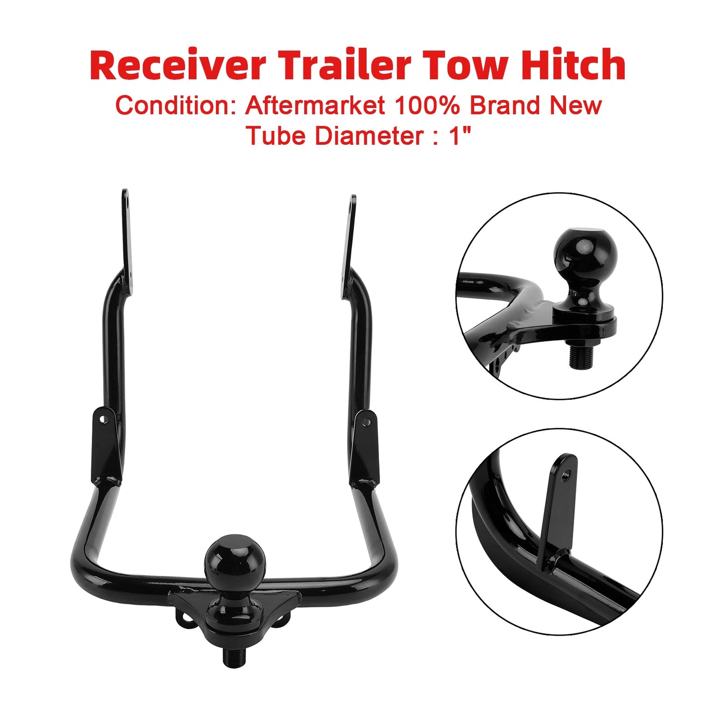 Gancio di traino per rimorchio Harley Road King/FLHR 2009-2023