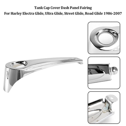 1986-2007 Harley Electra Glide, Ultra Glide, Street Glide, Road Glide Pannello di copertura del tappo del serbatoio Carenatura