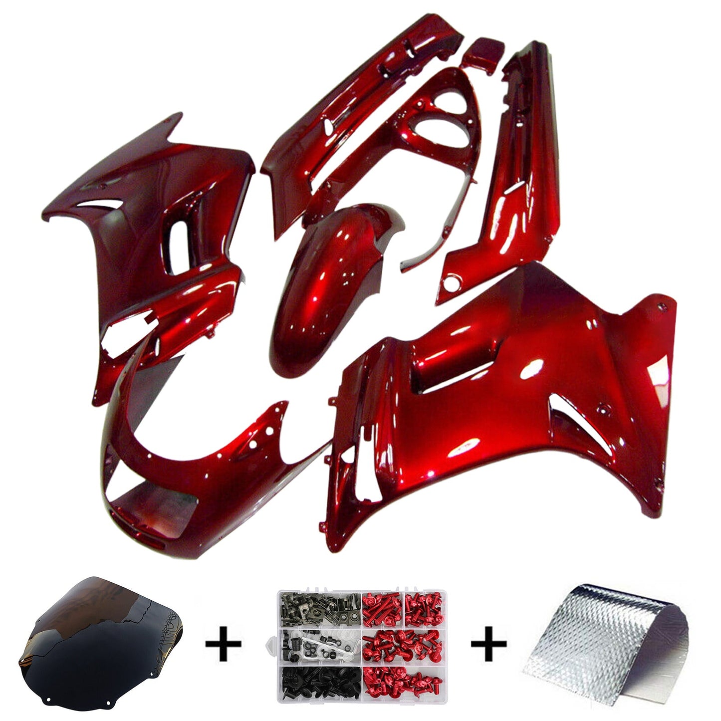 Kit carenatura iniezione Kawasaki ZZR250 1996-2007 Carrozzeria ABS