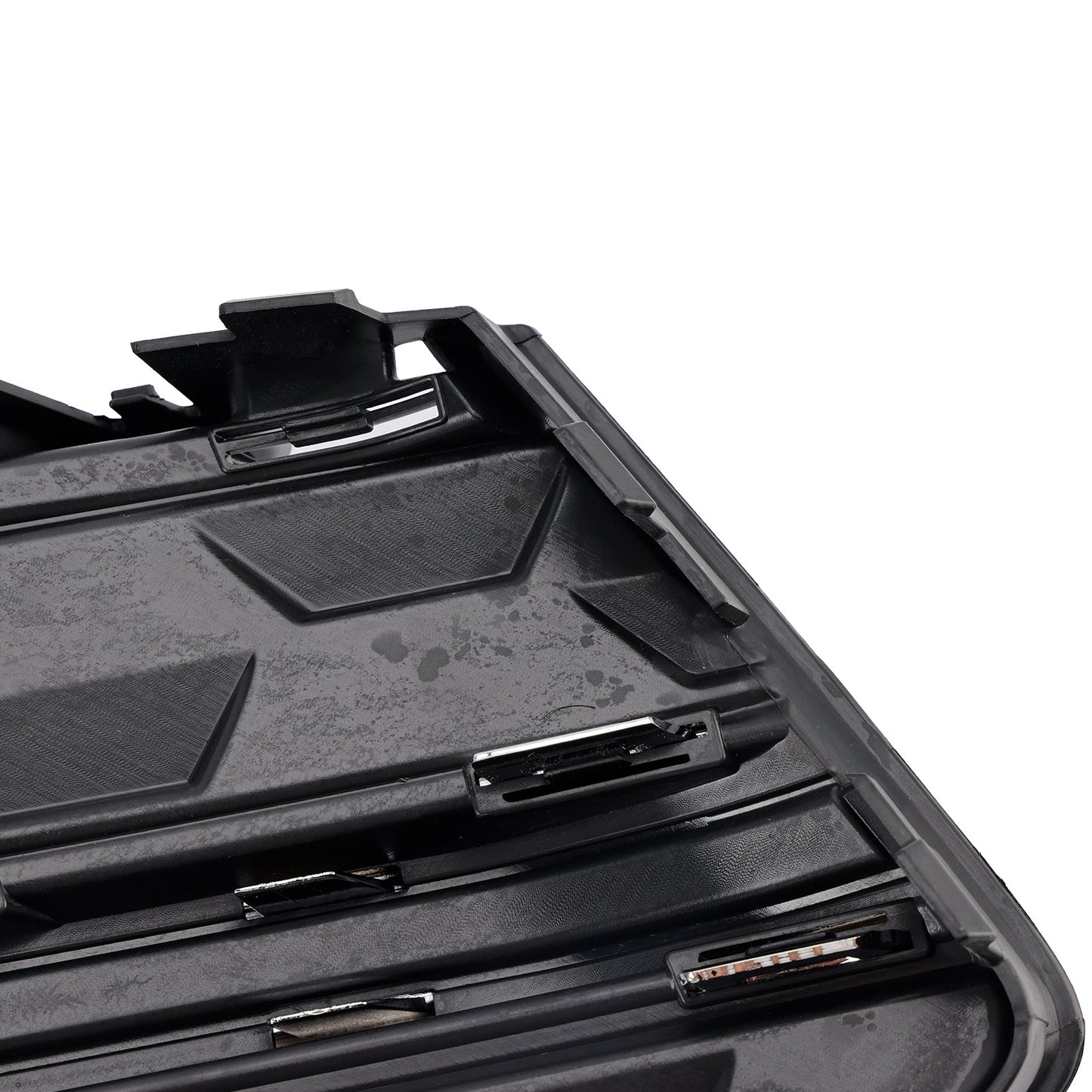 Griglia fendinebbia paraurti anteriore Audi A6 C8PA S-Line S6 2023+, finitura nera cromata