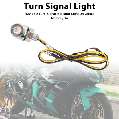 Indicatore di direzione a LED da 12 V, 8 mm, universale per moto Honda