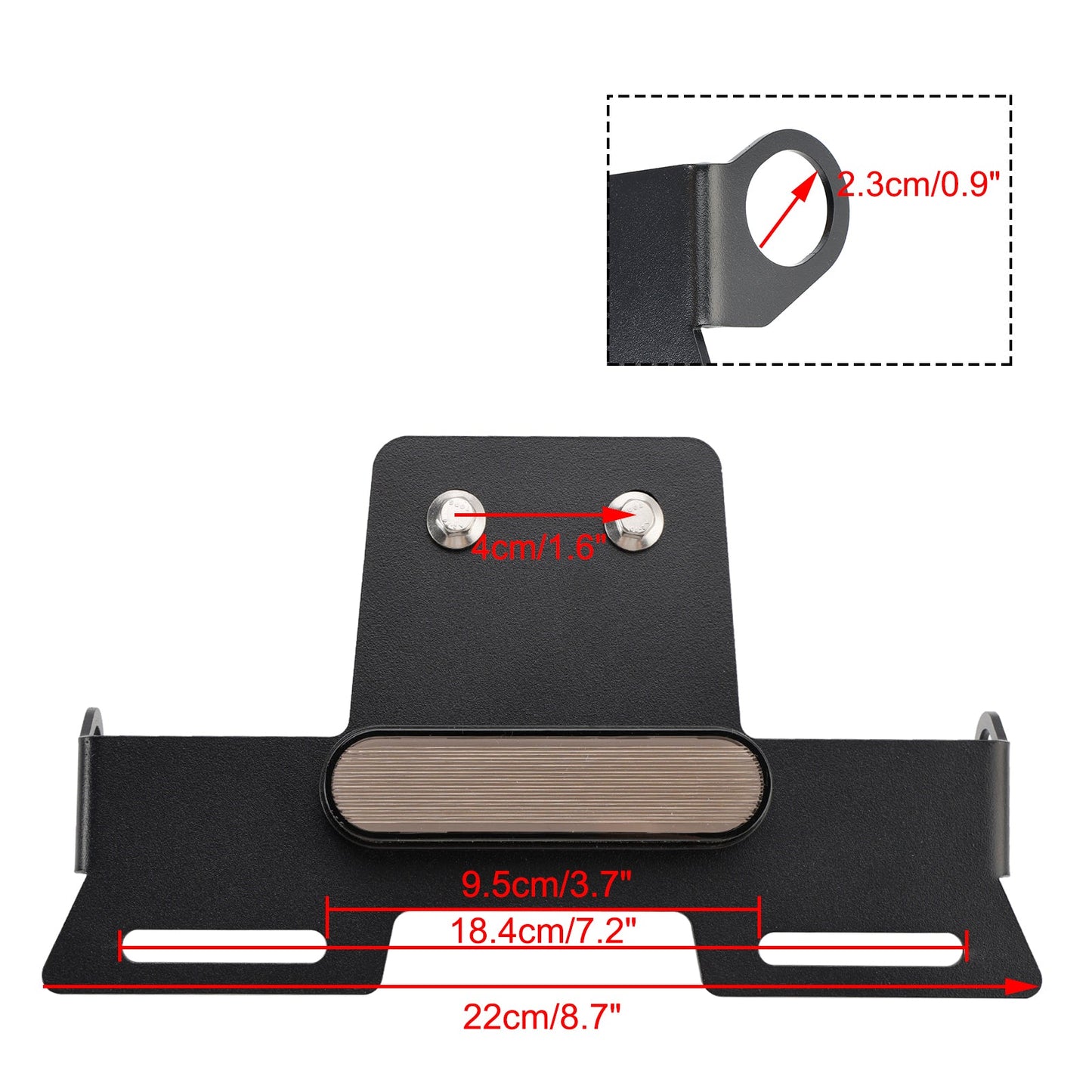 Supporto per targa parafango Honda CL250 CL300 CL500 SCL500 2023-2024