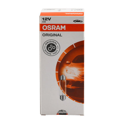 10 lampadine tubolari per auto C5W SV8.5 43MM 6413 12V 5W per OSRAM
