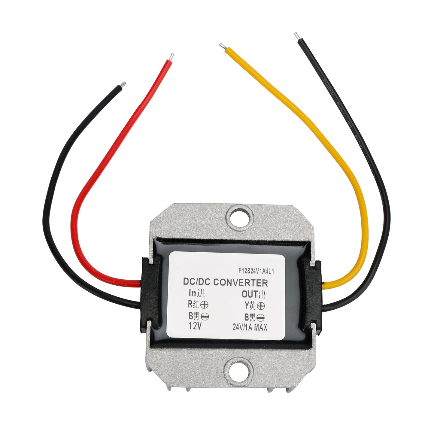Alimentatore convertitore DC/DC impermeabile da 1 A, regolatore da 12 V a 24 V