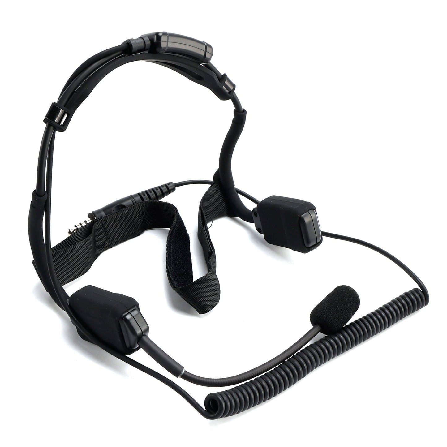7.1-C9 Cuffie tattiche avanzate con gancio auricolare e connettore grande per montaggio posteriore, compatibili con Bone