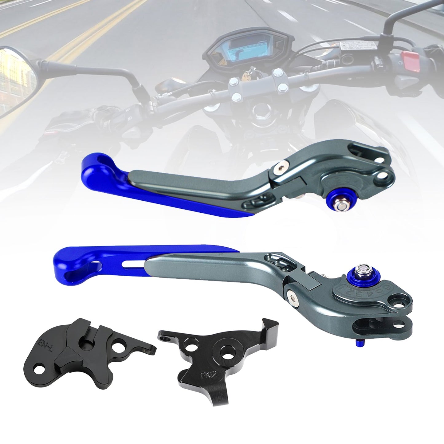 Leva freno frizione regolabile adatta per CFMOTO 250NK ABS 150NK 2019-2021