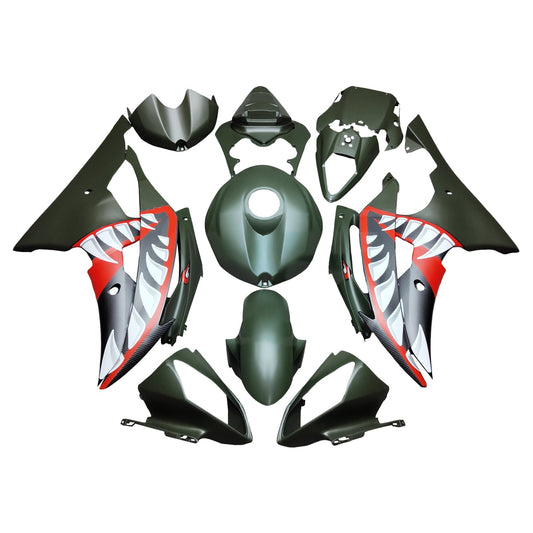 Kit carenatura iniezione plastica ABS per Yamaha YZFR6 YZF-R6 2008-2016