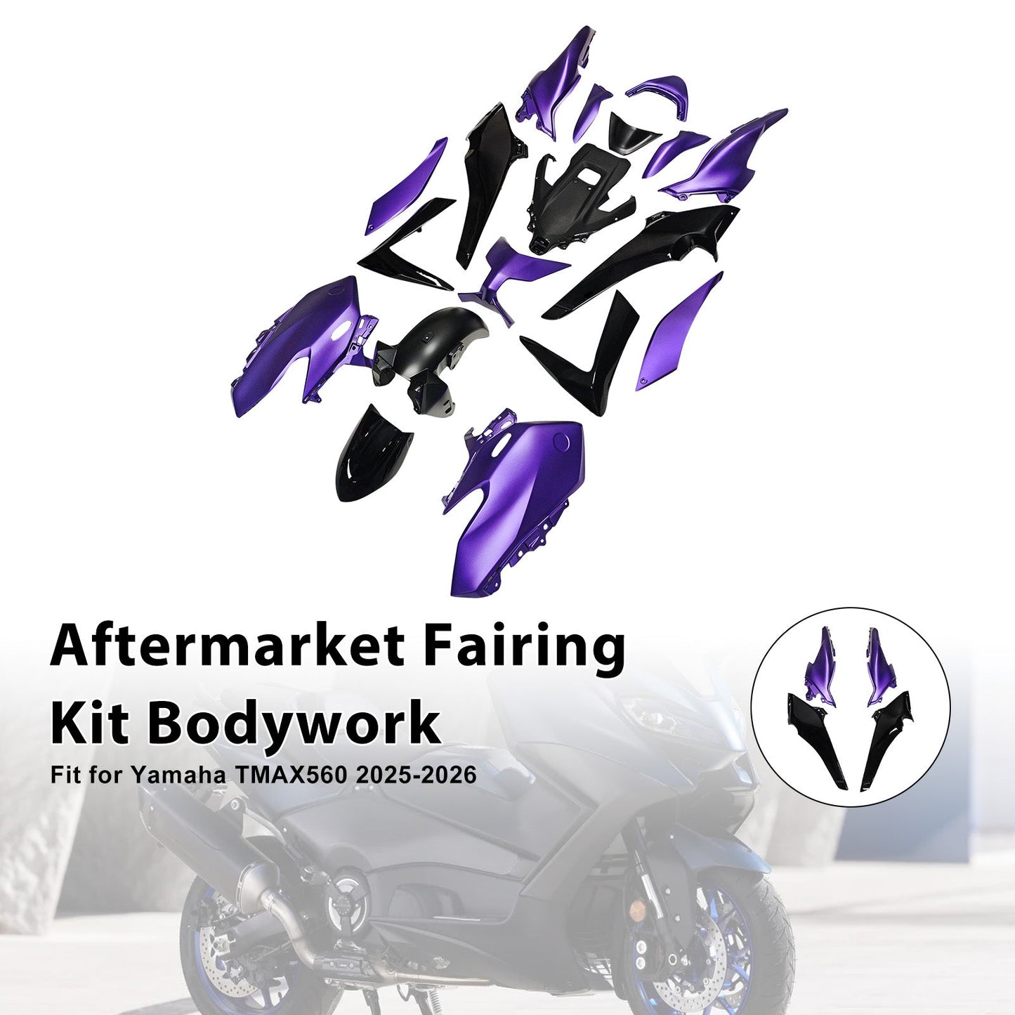 Kit di carene iniettate per Yamaha TMAX560 2025-2026