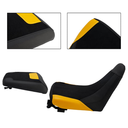 Adatto per Suzuki V-Strom DL1050 2023+ Sella anteriore e posteriore inferiore per passeggero, colore giallo