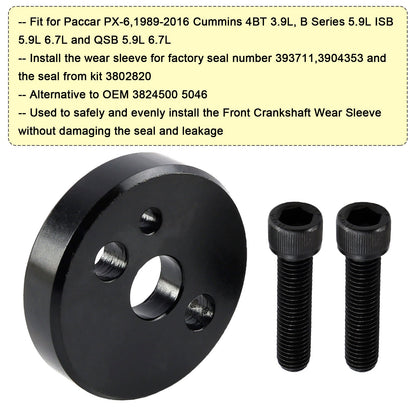 Strumento di rimozione e installazione del paraolio del'albero motore anteriore e posteriore Cummins 3.9L 5.9L 6.7L 1989-2016