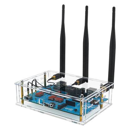 BananaPi Openwrtone Shell Guscio protettivo trasparente in acrilico Antenna esterna
