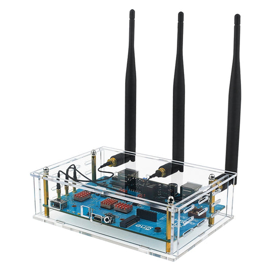 BananaPi Openwrtone Shell Guscio protettivo trasparente in acrilico Antenna esterna