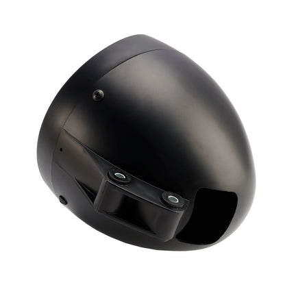 Faro anteriore per moto da 5,75"" con fendinebbia a 9 lampadine per moto e scooter, cromato